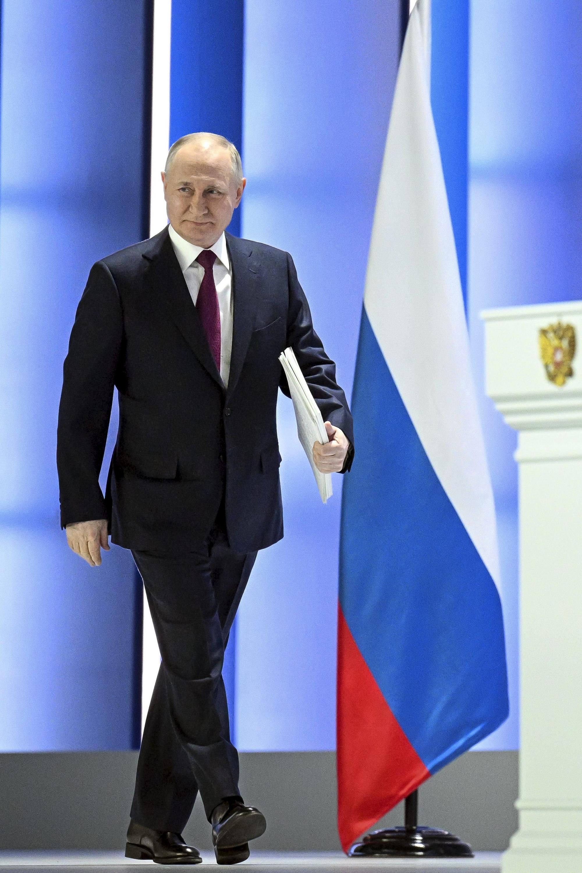 Ruský prezident Vladimir Putin. 