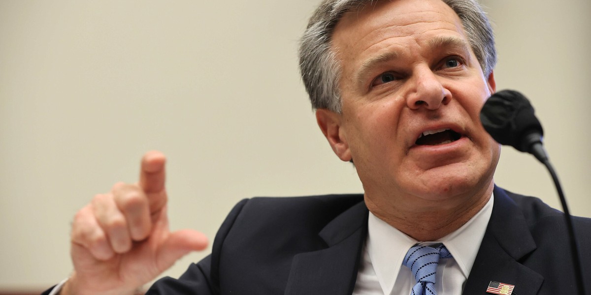 Christopher Wray, dyrektor FBI. 