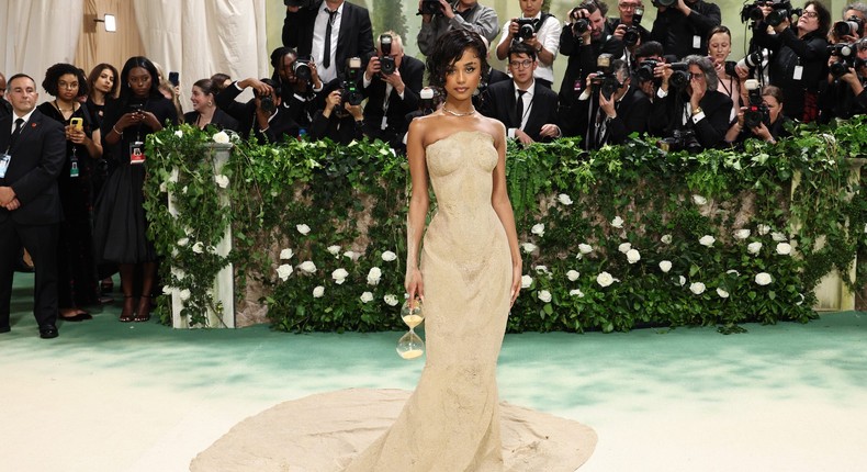 Tyla attends the 2024 Met Gala.Jamie McCarthy/Getty Images