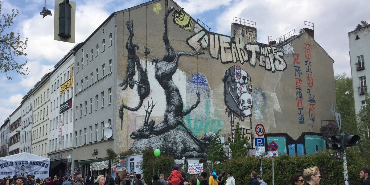 PHOTOS: Thousands take to the streets for May Day in Berlin's Kreuzberg