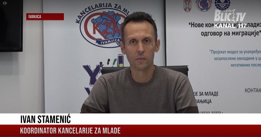  Ivan Stamenić, koordinator Kancelarije za mlade Ivanjica