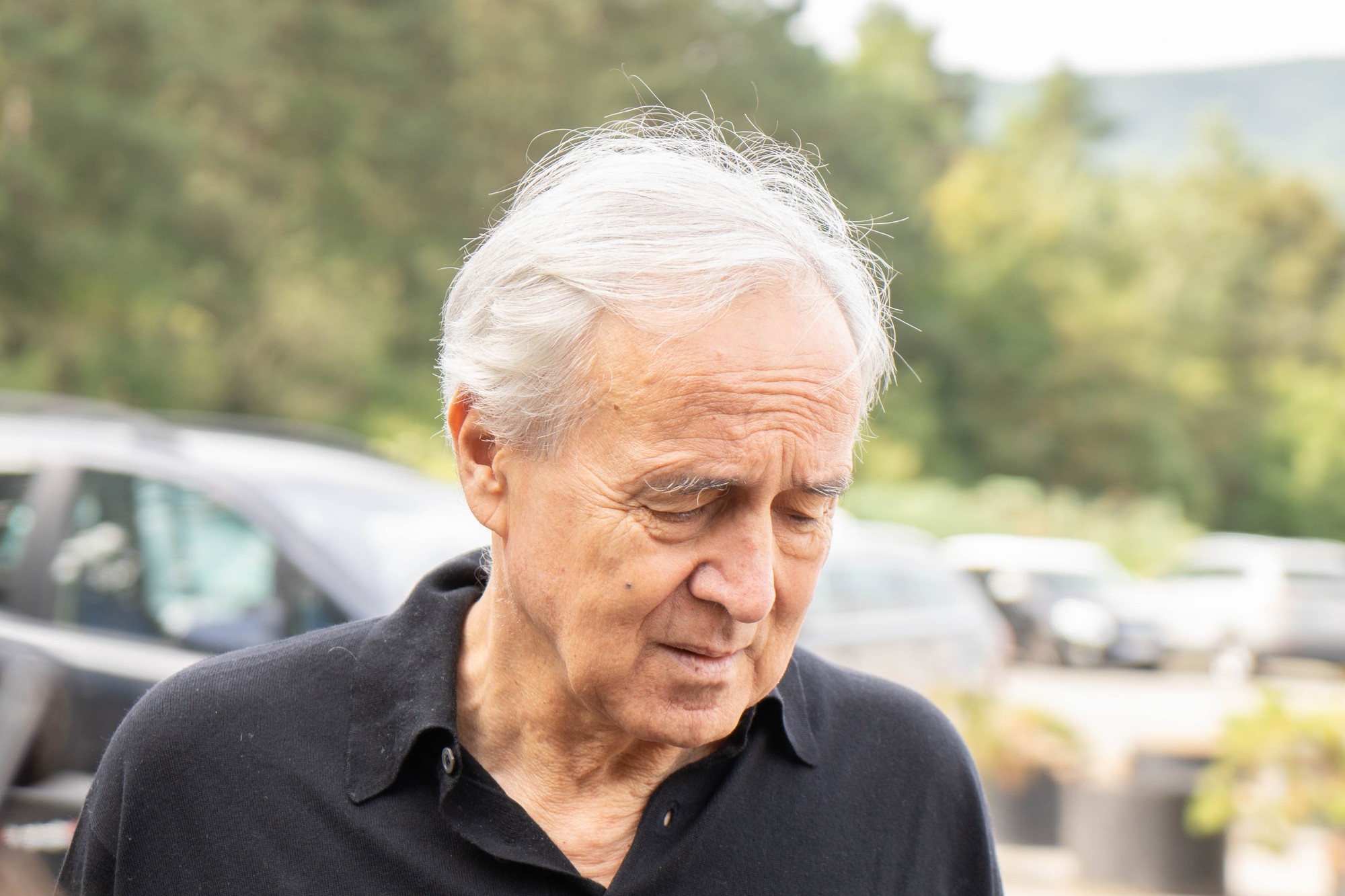 Ján Greššo cestou na pohreb Ľuba Pauloviča.