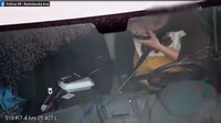 Felszívott egy fehér csíkot egy szlovák sofőr az autópálya leállósávjában