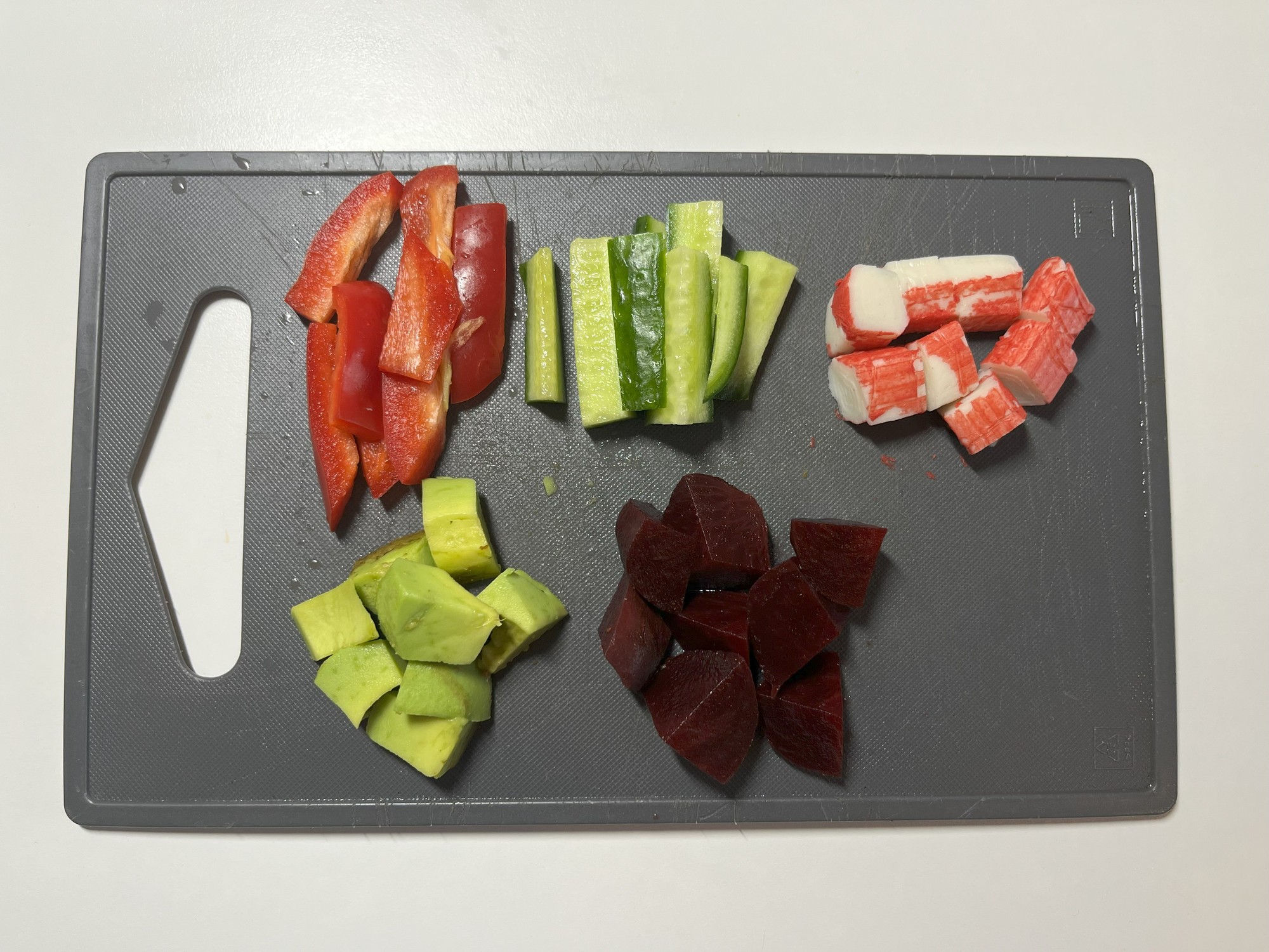 Jarná poké bowl s medvedím cesnakom a krevetami: Krok 1