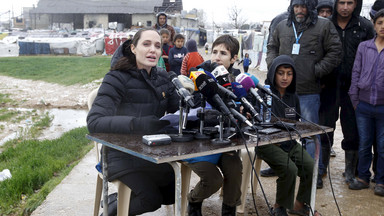 Angelina Jolie odwiedziła syryjskich uchodźców w Libanie