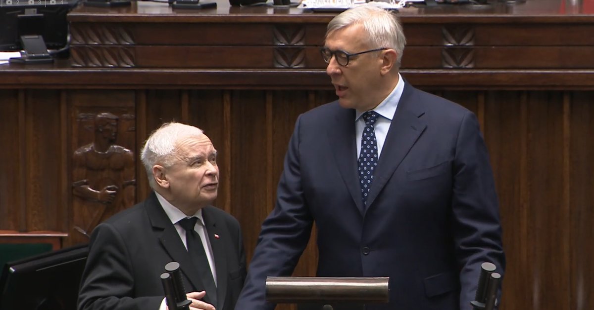 Awantura w Sejmie. Jarosław Kaczyński pokłócił się z Romanem Giertychem na mównicy