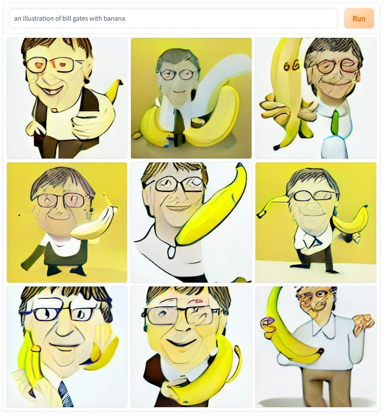 Bill Gates z bananem