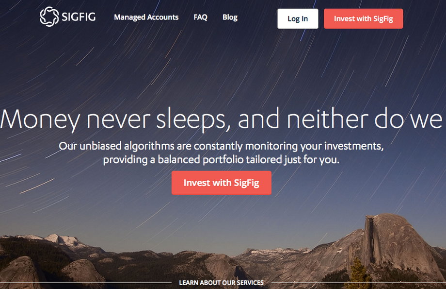 SigFig is a robo-advisor that is going for the retirees market.