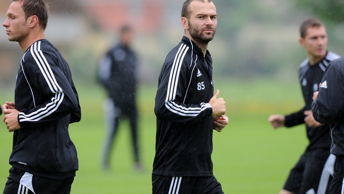 We wtorek Danijel Ljuboja tylko truchtał. Występ Ljuboi w czwartkowym meczu Legia Warszawa - Spartak Moskwa nie jest pewny.