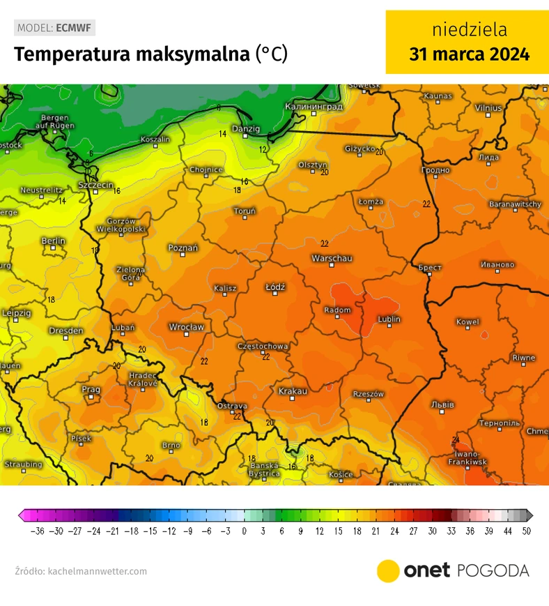 Wielkanoc nad morzem przyniesie spadek temperatury