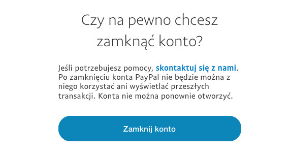 PayPal naliczy opłaty za niekorzystanie z konta