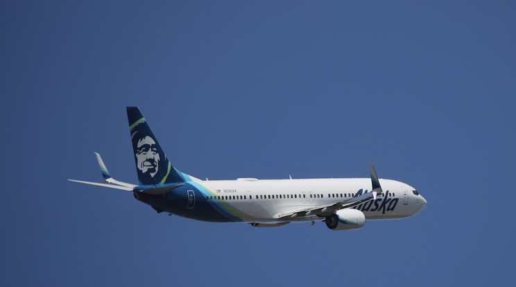 Az Alaska Airlines Boeing 737-es gépe hajtott végre kényszerleszállást / Fotó: GettyImages
