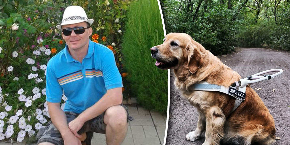 Serhij odnalazł swojego psiego przyjaciela po dwóch latach.