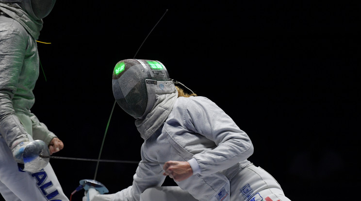 Márton Anna első olimpiáján a nyolcaddöntőig jutott / Fotó: AFP