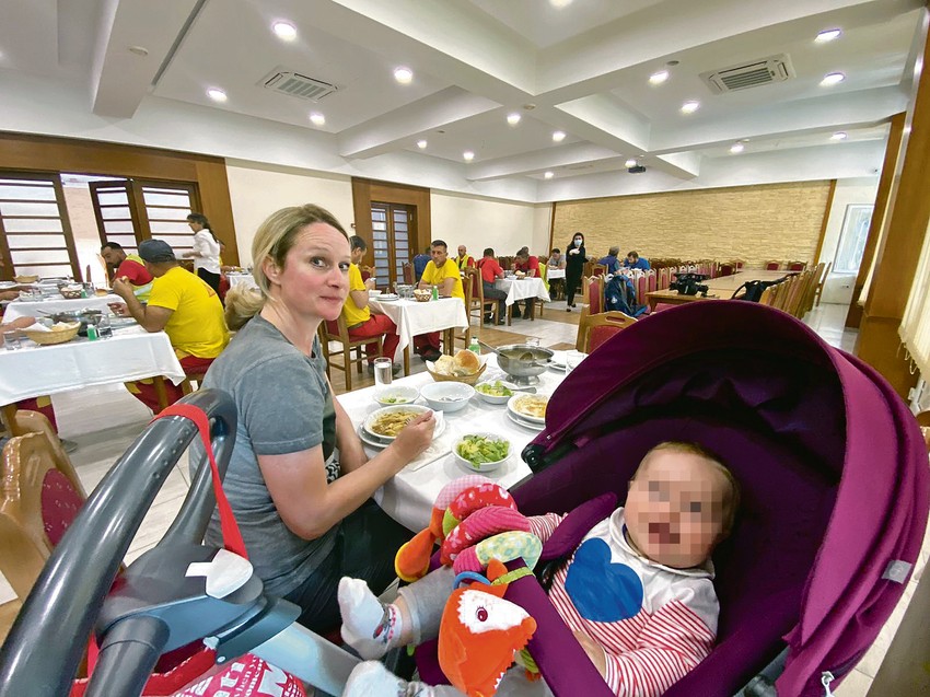 Na snimanju emisije, Tamara Grujić