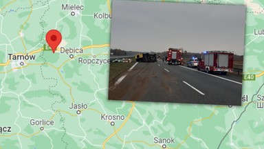 Wypadek na A4 pod Tarnowem. Nie żyje dziecko