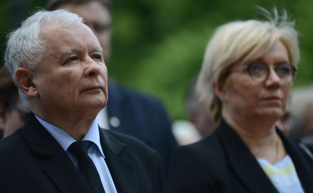 Jarosław Kaczyński i Julia Przyłębska