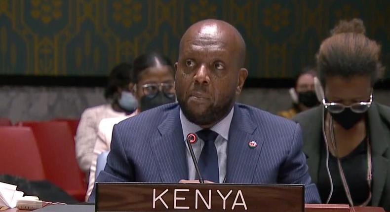 Kenya’s Permanent Representative to the UN Martin Kimani
