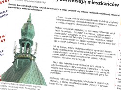 Postawili nadajniki na wieży katedry