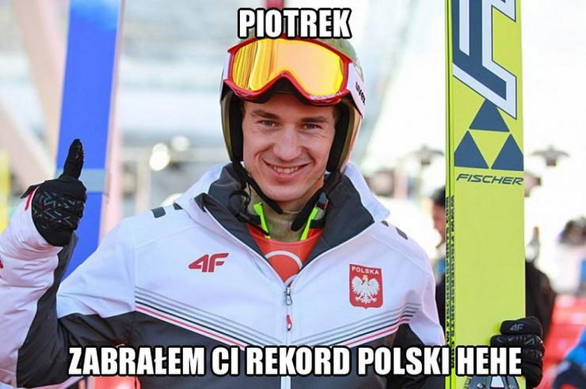 PŚ w Planicy: Stoch z rekordem skoczni, nasi z Pucharem Narodów. MEMY