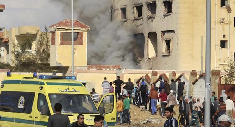 Police stations are a common target for militants in Sinai.