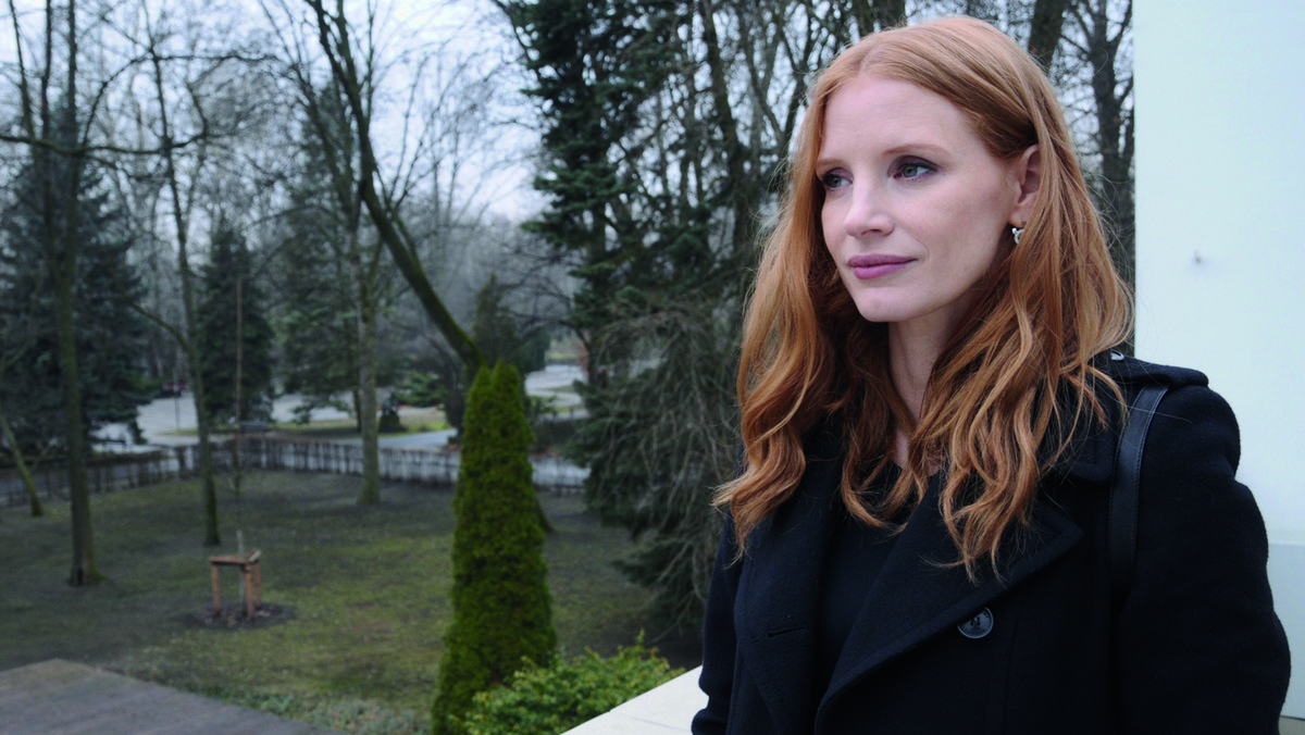 Jessica Chastain w warszawskim zoo