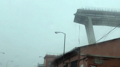 Włochy: W Genui zawalił się most. Zdjęcia z miejsca katastrofy