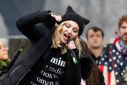 Madonna performs at the Women's March in Washington