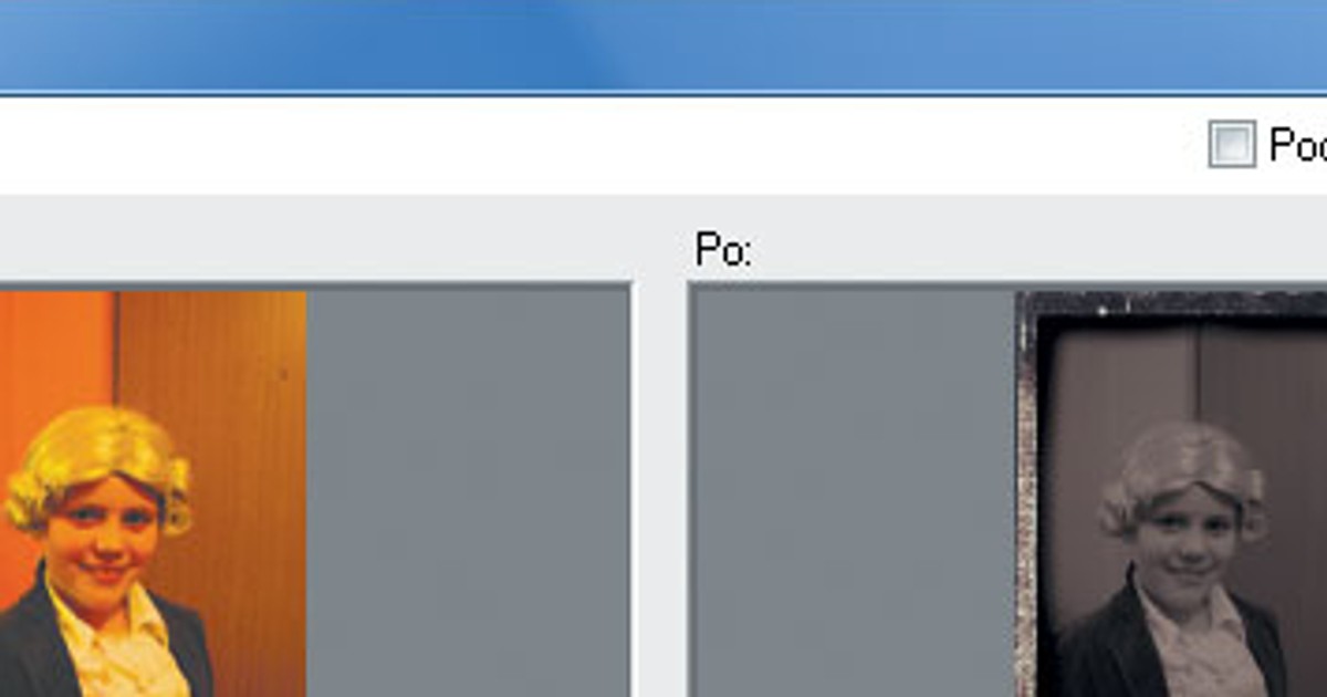 Corel Paint Shop Pro X2 postarzanie zdjęcia