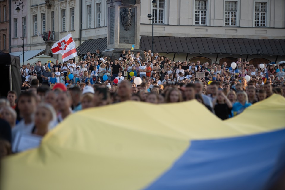 Święto Niepodległości Ukrainy w Warszawie, Plac Zamkowy 24.08.2023