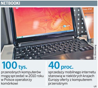 Sieci komórkowe sprzedają coraz więcej laptopów