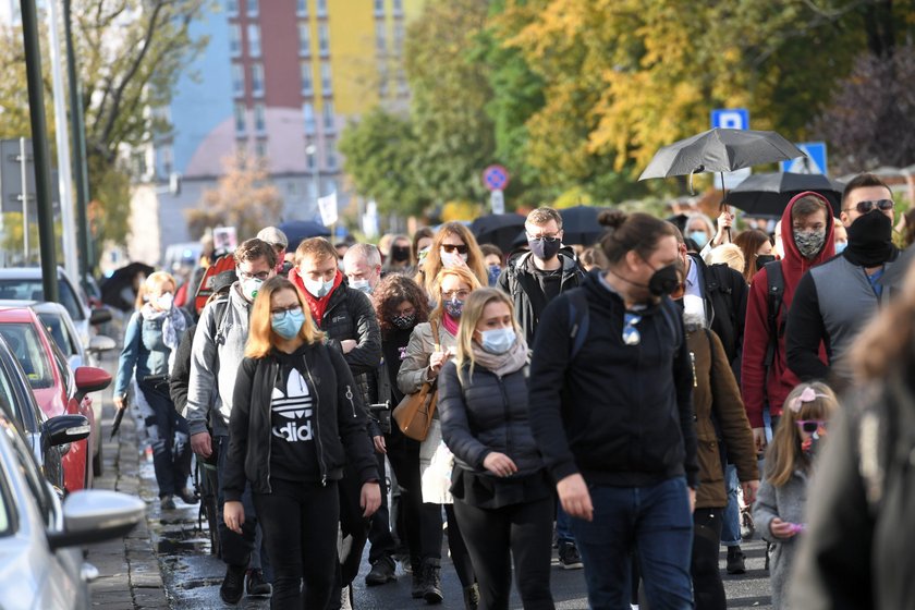 Protesty po orzeczeniu Trybunału Konstytucyjnego w sprawie aborcji