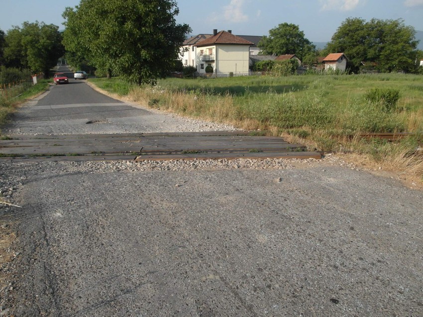 Mesto nesreće na pružnom prelazu