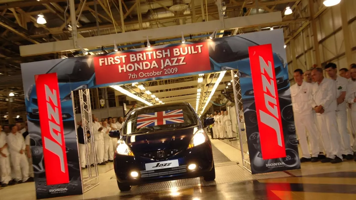 Honda Jazz - Koniec importu z Japonii, rusza produkcja w Swindon