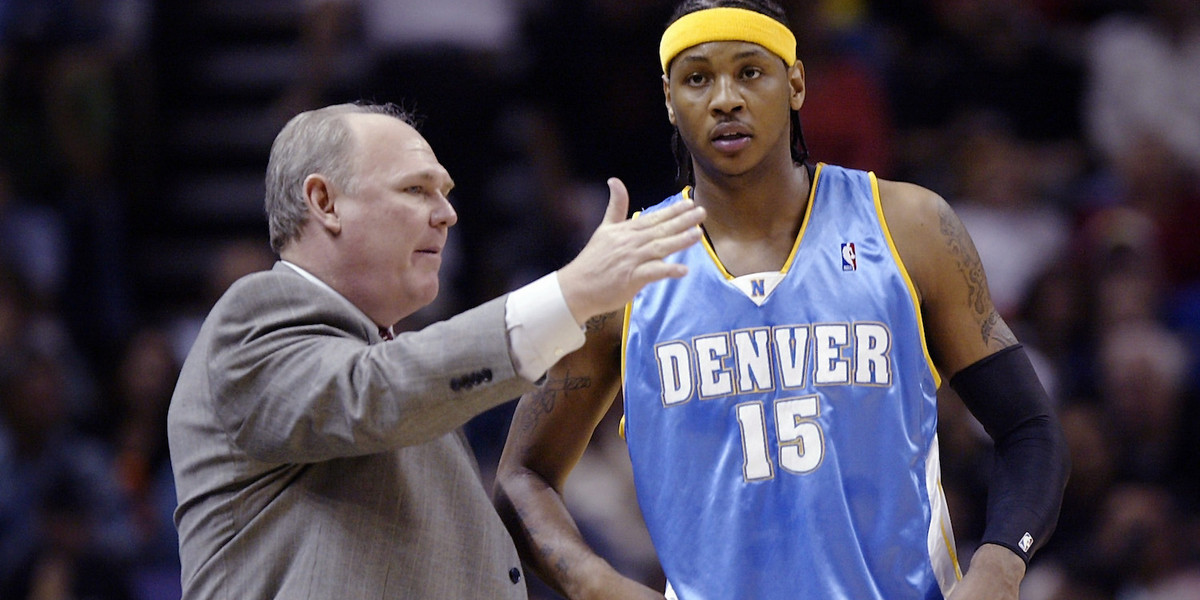 George Karl rips Carmelo Anthony in new book and blames lack of father to show him 'how to act like a man'