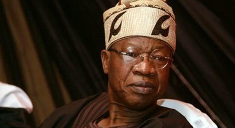 Minister of Information and Culture, Alhaji Lai Mohammed. 