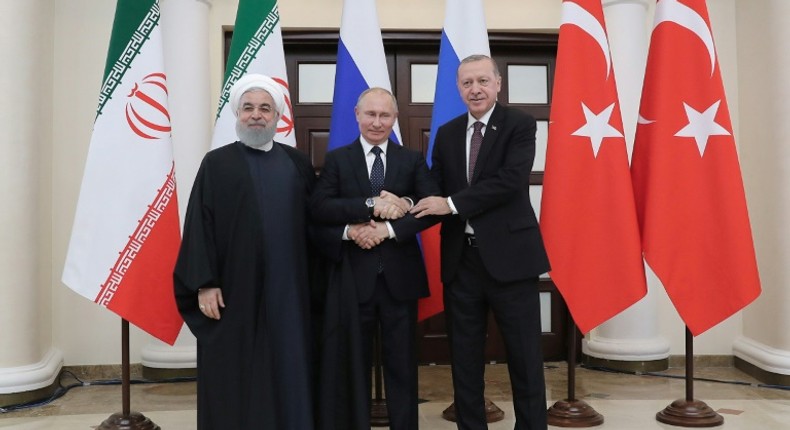 Iran and Russia have been staunch supporters of Syrian President Bashar al-Assad, while Turkey has called for his ouster and backed opposition fighters