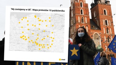 "My zostajemy w Unii". W całej Polsce protesty po wyroku TK