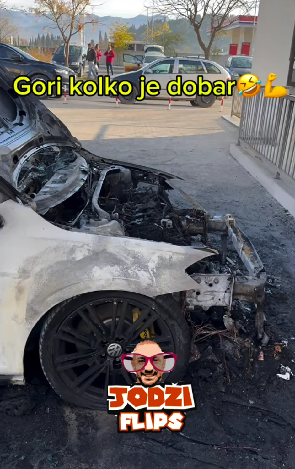 Zapaljen Jodžirov automobil