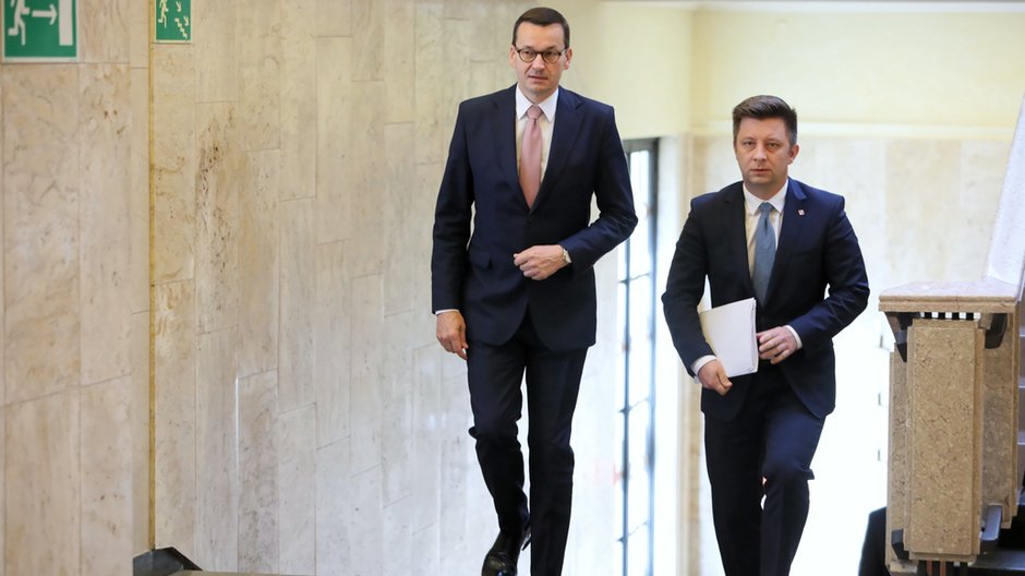 Mateusz Morawiecki i Michał Dworczyk w 2020 r.