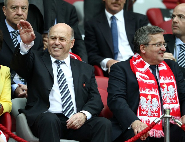 Grzegorz Lato i Bronisław Komorowski