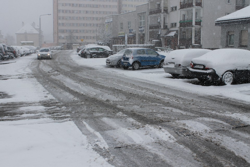 Atak zimy w Świętokrzyskiem