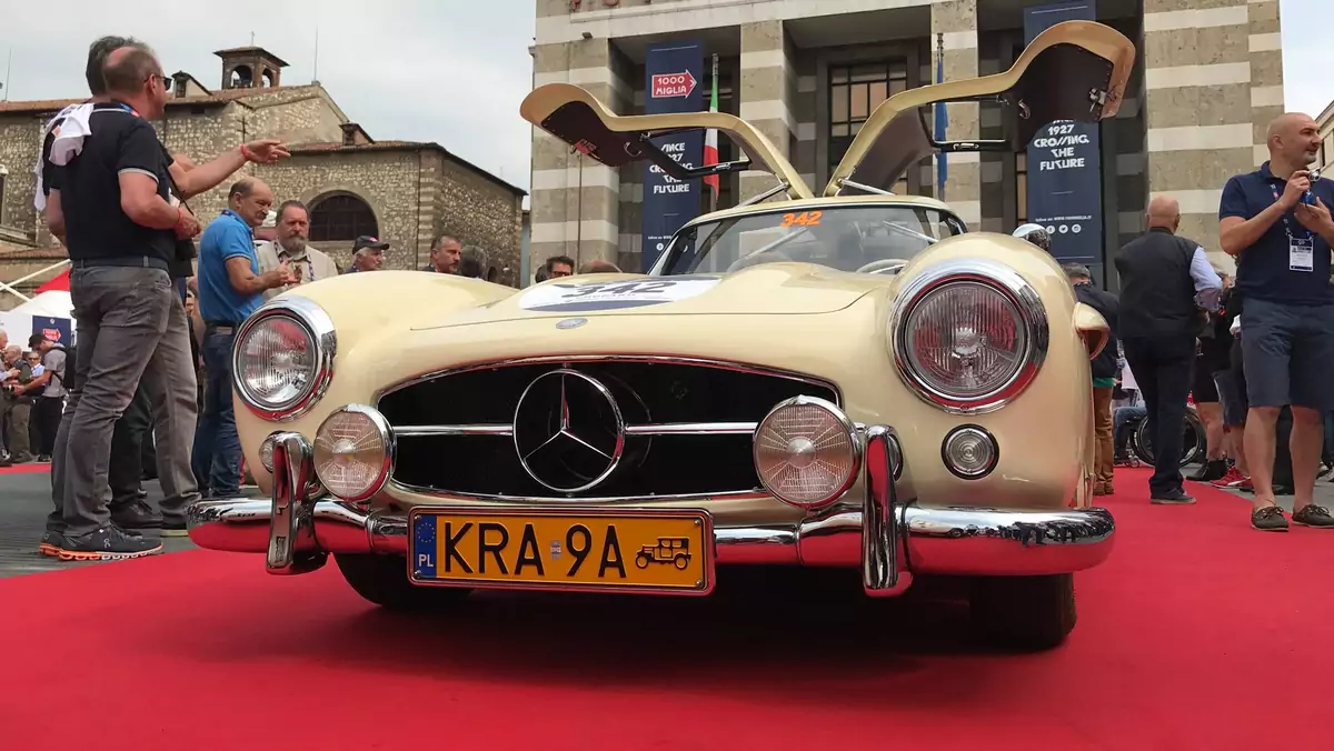 Mille Miglia – polska załoga w Mercedesie 300 SL Gullwing