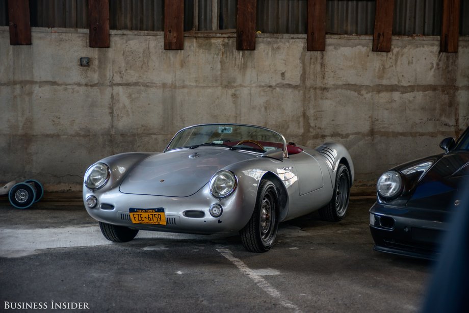 Another notable replica: a Porsche 550 Spyder.