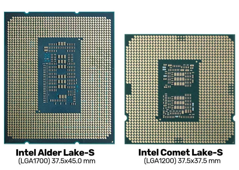 Procesory Intel Alder Lake-S i Comet Lake-S
