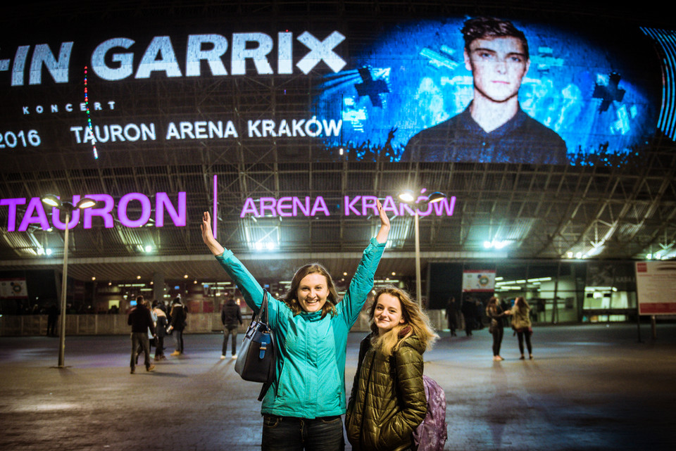 Martin Garrix - koncert w Tauron Arena Kraków - zdjęcia publiczności