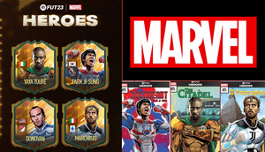 Marvel and EA Sports have collaborated to reveal FUT Super Heroes in FIFA 23