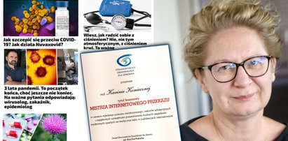 Karina Konieczna z tytułem Mistrz Internetowego Przekazu w konkursie Dziennikarz Medyczny Roku 2023