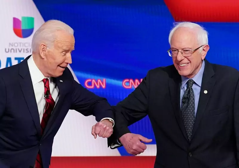 Debata Joe Biden vs Bernie Sanders / MANDEL NGAN/AFP/East News