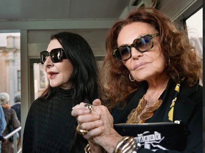 Marina Abramović i Dajana fon Firstenberg
